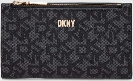 Czarny portfel DKNY