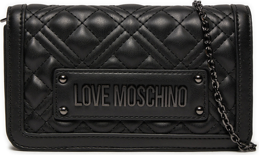 Czarny portfel Love Moschino
