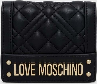 Czarny portfel Love Moschino