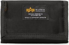 Czarny portfel męski Alpha Industries