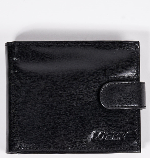 Czarny portfel męski Czasnabuty