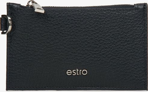 Czarny portfel męski Estro