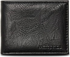 Czarny portfel męski Jack & Jones