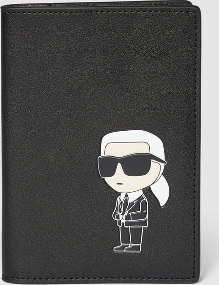 Czarny portfel męski Karl Lagerfeld