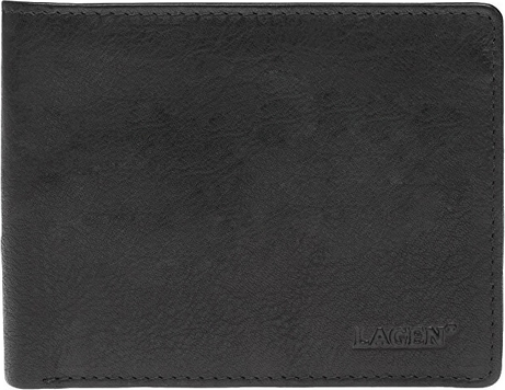 Czarny portfel męski Lagen