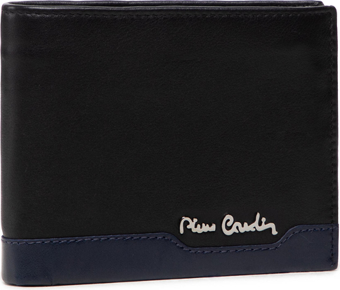 Czarny portfel męski Pierre Cardin