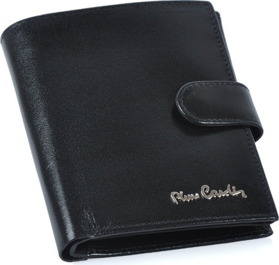 Czarny portfel męski Pierre Cardin na karty kredytowe