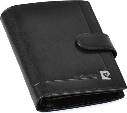 Czarny portfel męski Pierre Cardin w stylu casual