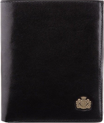 Czarny portfel męski Wittchen z jedwabiu