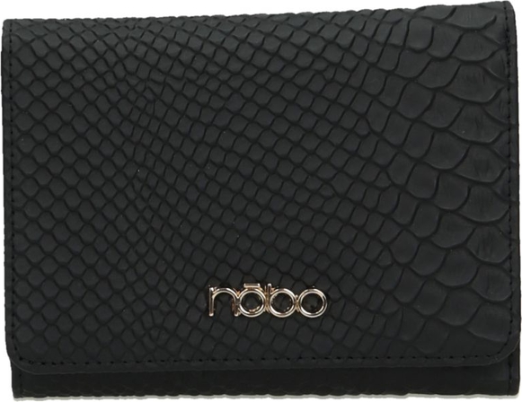 Czarny portfel NOBO
