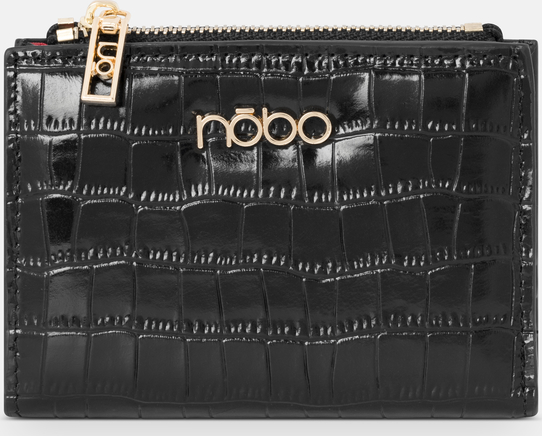 Czarny portfel NOBO