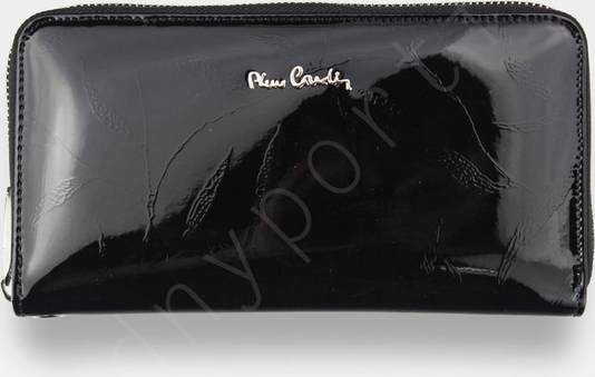 Czarny portfel Pierre Cardin