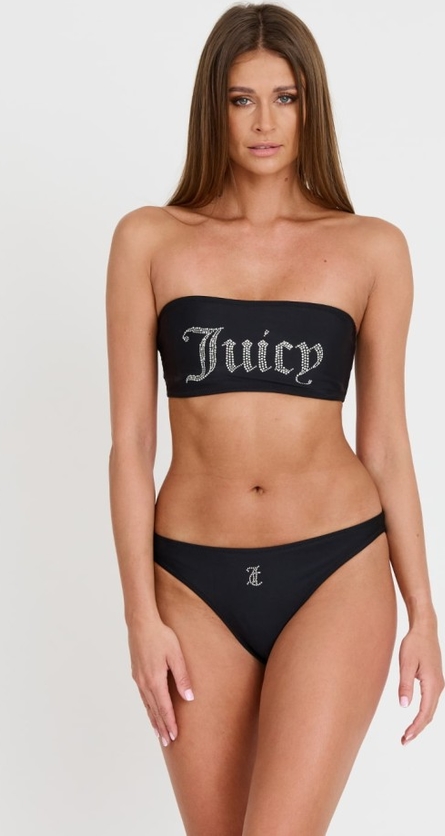 Czarny strój kąpielowy Juicy Couture w młodzieżowym stylu
