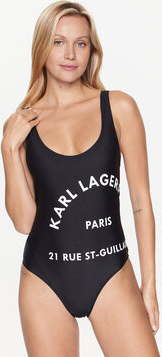 Czarny strój kąpielowy Karl Lagerfeld