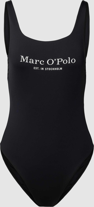 Czarny strój kąpielowy Marc O'Polo w sportowym stylu