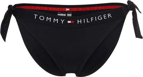 Czarny strój kąpielowy Tommy Hilfiger w młodzieżowym stylu