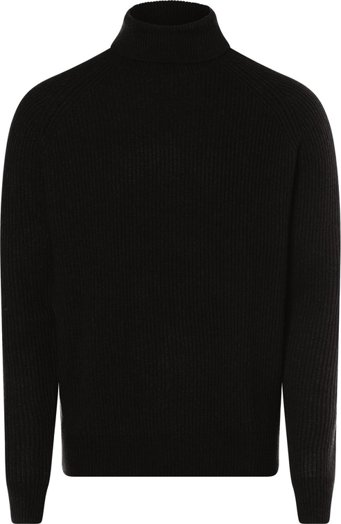 Czarny sweter Andrew James z golfem