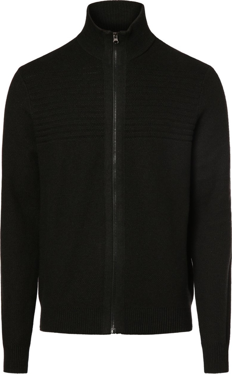 Czarny sweter Andrew James ze stójką w stylu casual