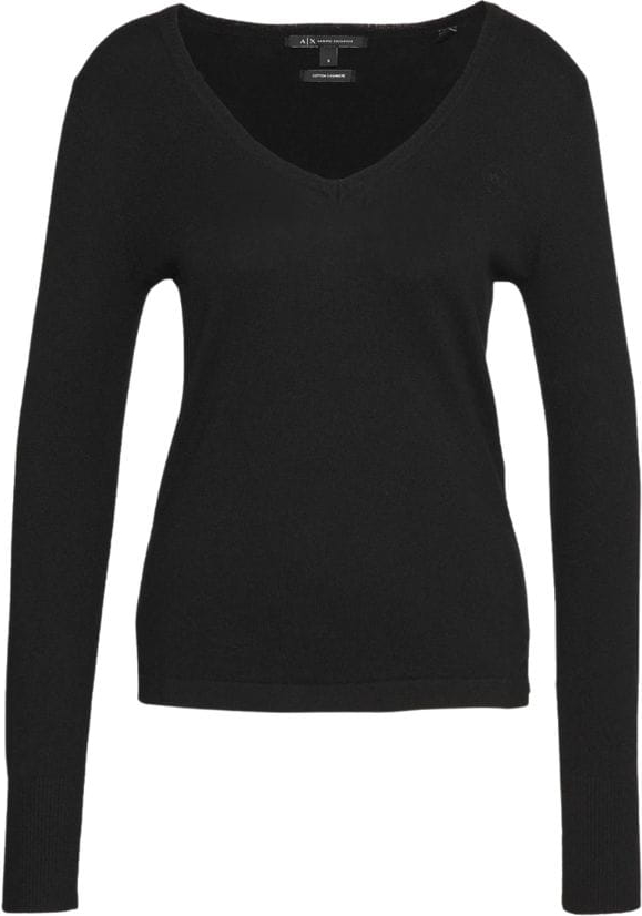 Czarny sweter Armani Exchange w stylu casual