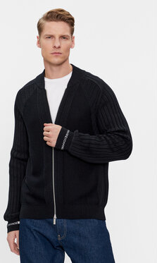 Czarny sweter Armani Exchange w stylu casual ze stójką