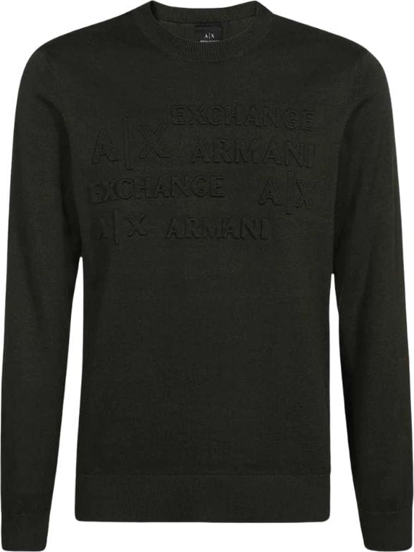 Czarny sweter Armani Exchange z bawełny w stylu casual