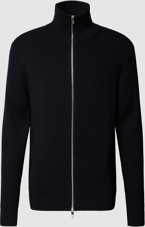 Czarny sweter Armani Exchange ze stójką z wełny