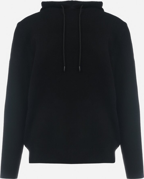 Czarny sweter born2be z okrągłym dekoltem w młodzieżowym stylu