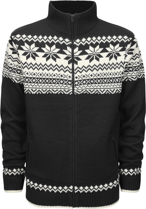 Czarny sweter Brandit w młodzieżowym stylu z polaru