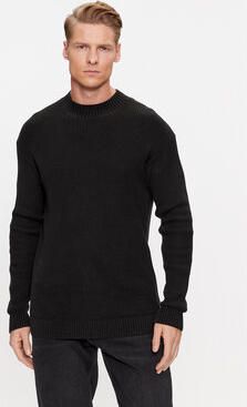 Czarny sweter Calvin Klein z golfem