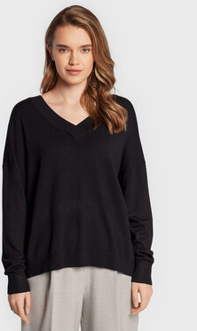 Czarny sweter comma, w stylu casual