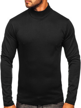 Czarny sweter Denley z bawełny w stylu klasycznym