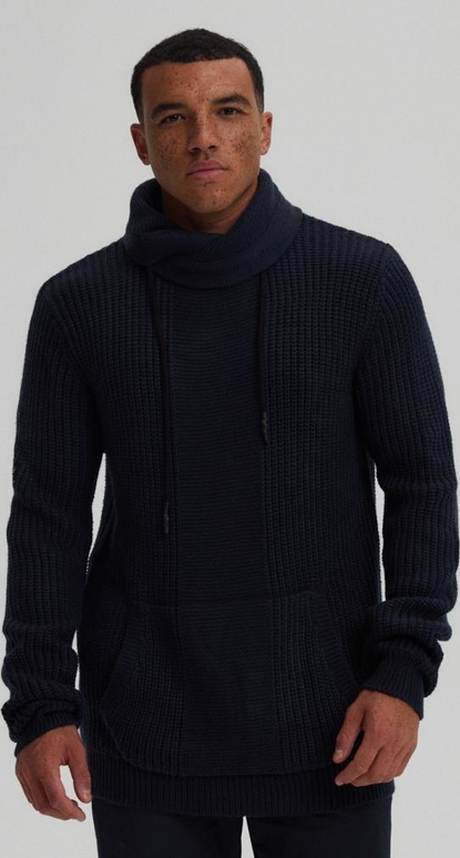 Czarny sweter Diverse w stylu casual