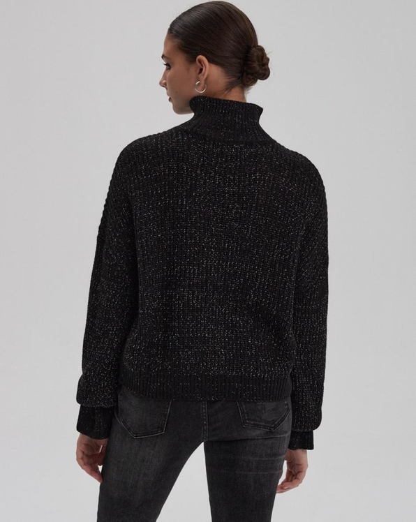 Czarny sweter Diverse w stylu klasycznym