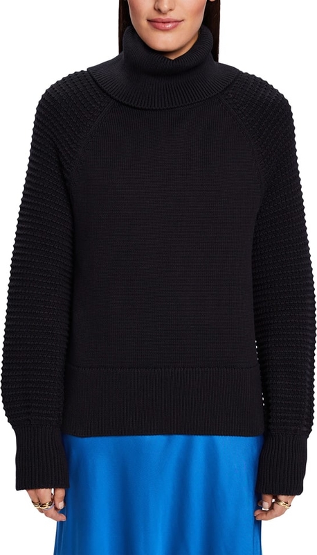 Czarny sweter Esprit z bawełny