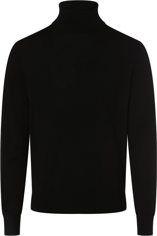 Czarny sweter Finshley & Harding z golfem