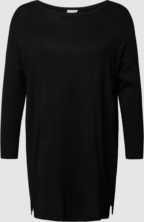 Czarny sweter Fransa Plus w stylu casual