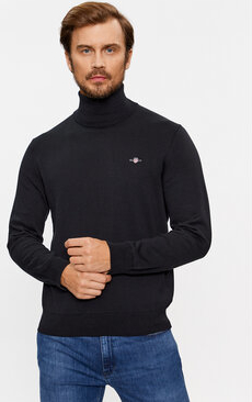 Czarny sweter Gant w stylu casual