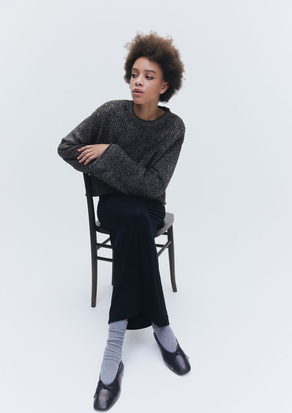 Czarny sweter H & M