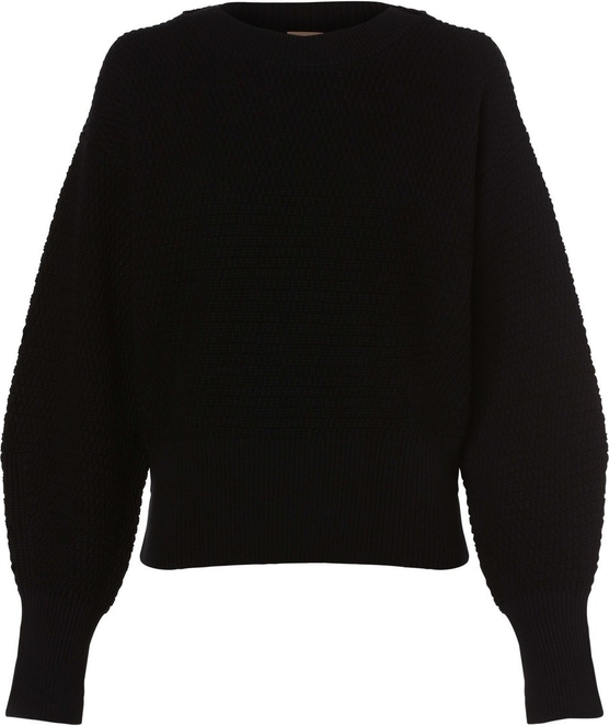 Czarny sweter Hugo Boss w stylu casual z bawełny