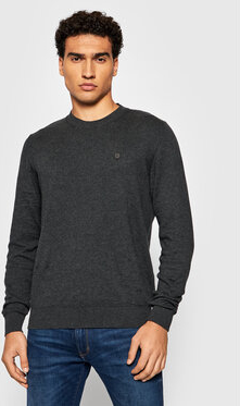 Czarny sweter Jack&jones Premium z okrągłym dekoltem w stylu casual