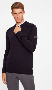 Czarny sweter Joop! w stylu casual ze stójką
