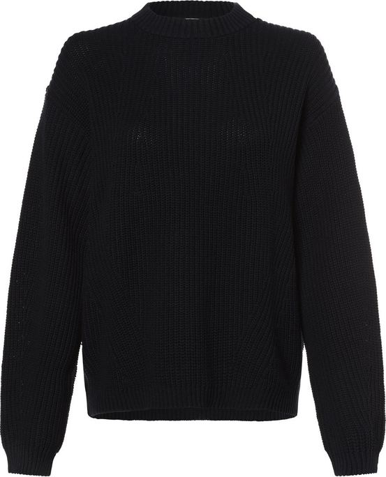 Czarny sweter Marie Lund w stylu casual z bawełny