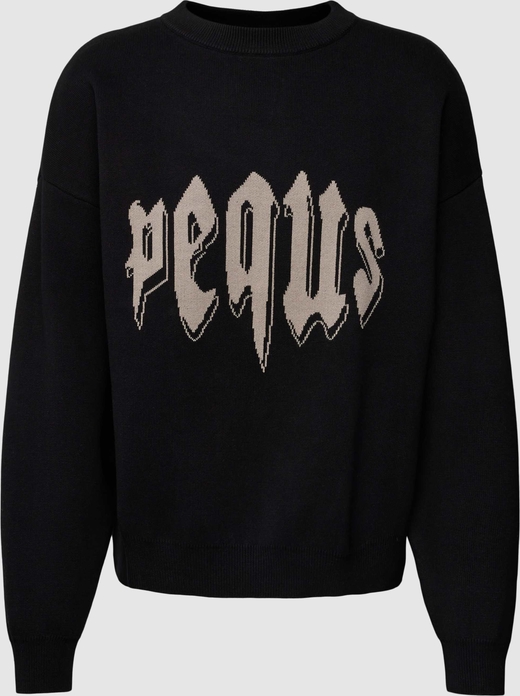 Czarny sweter Pequs