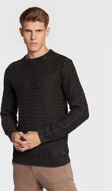 Czarny sweter Petrol Industries w stylu casual