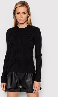 Czarny sweter Pieces w stylu casual