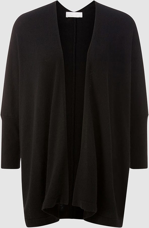 Czarny sweter Rich & Royal w stylu casual z wełny