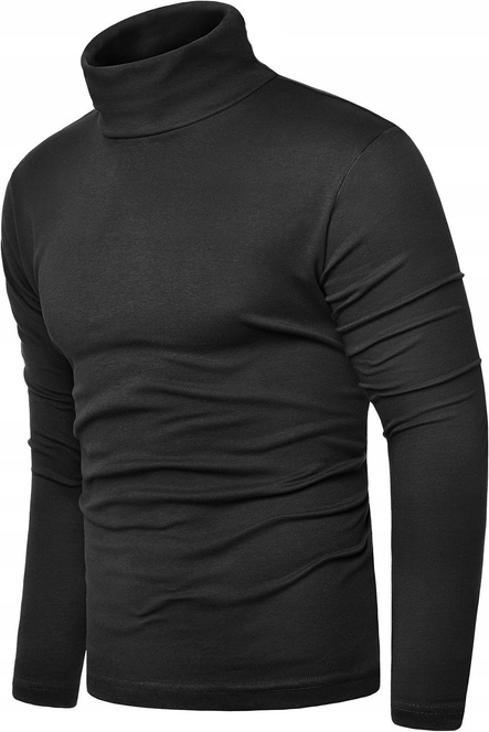 Czarny sweter Risardi.pl w stylu casual