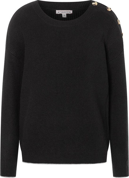 Czarny sweter Timezone w stylu casual
