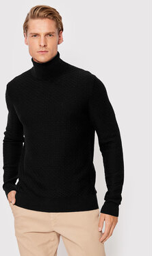 Czarny sweter Trussardi w stylu casual