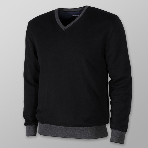 Czarny sweter Willsoor z wełny